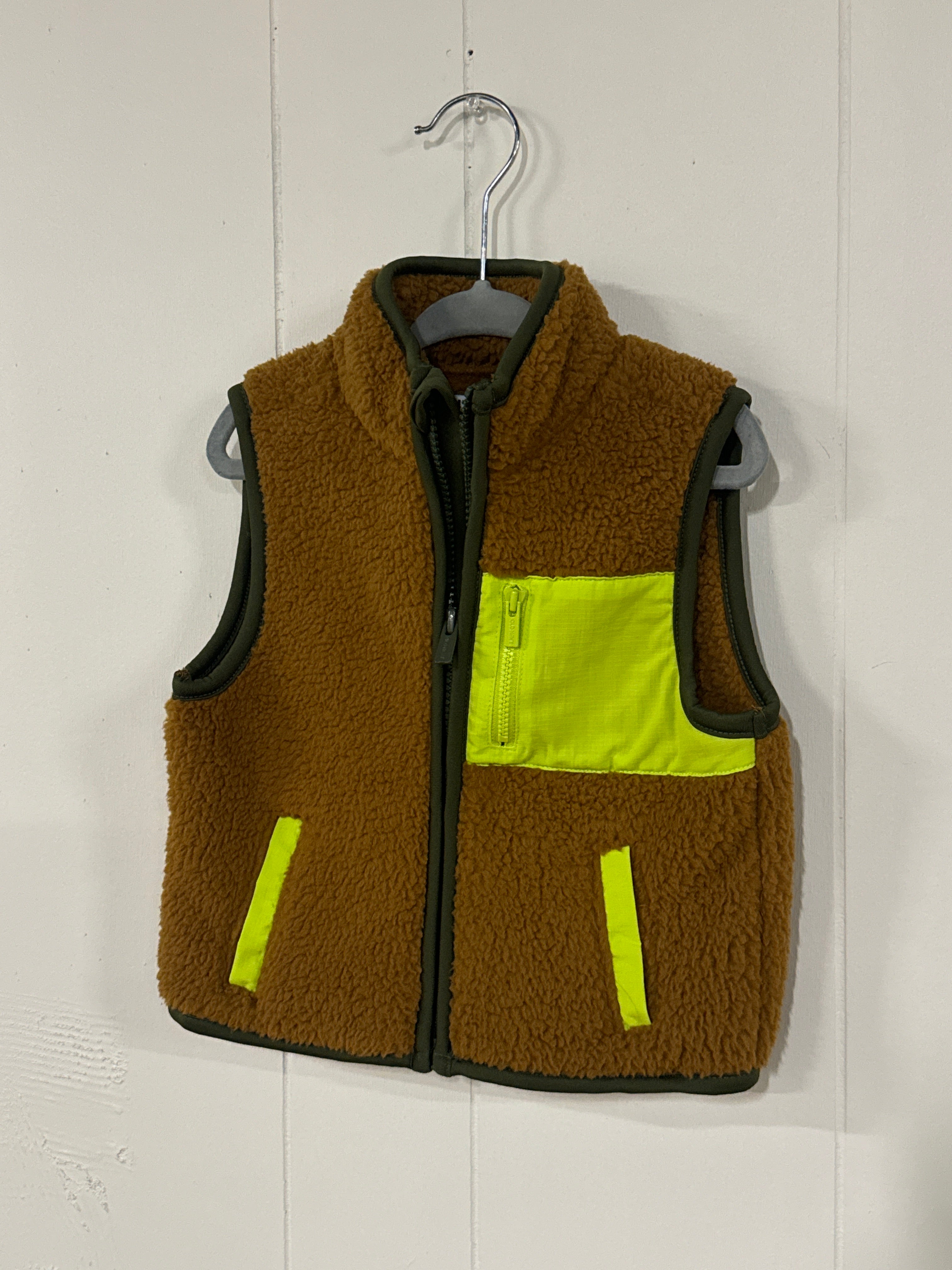 Fuzzy Zip-Up Vest
