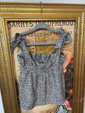 Adjustable Romper Skirt + Overalls in Leopard