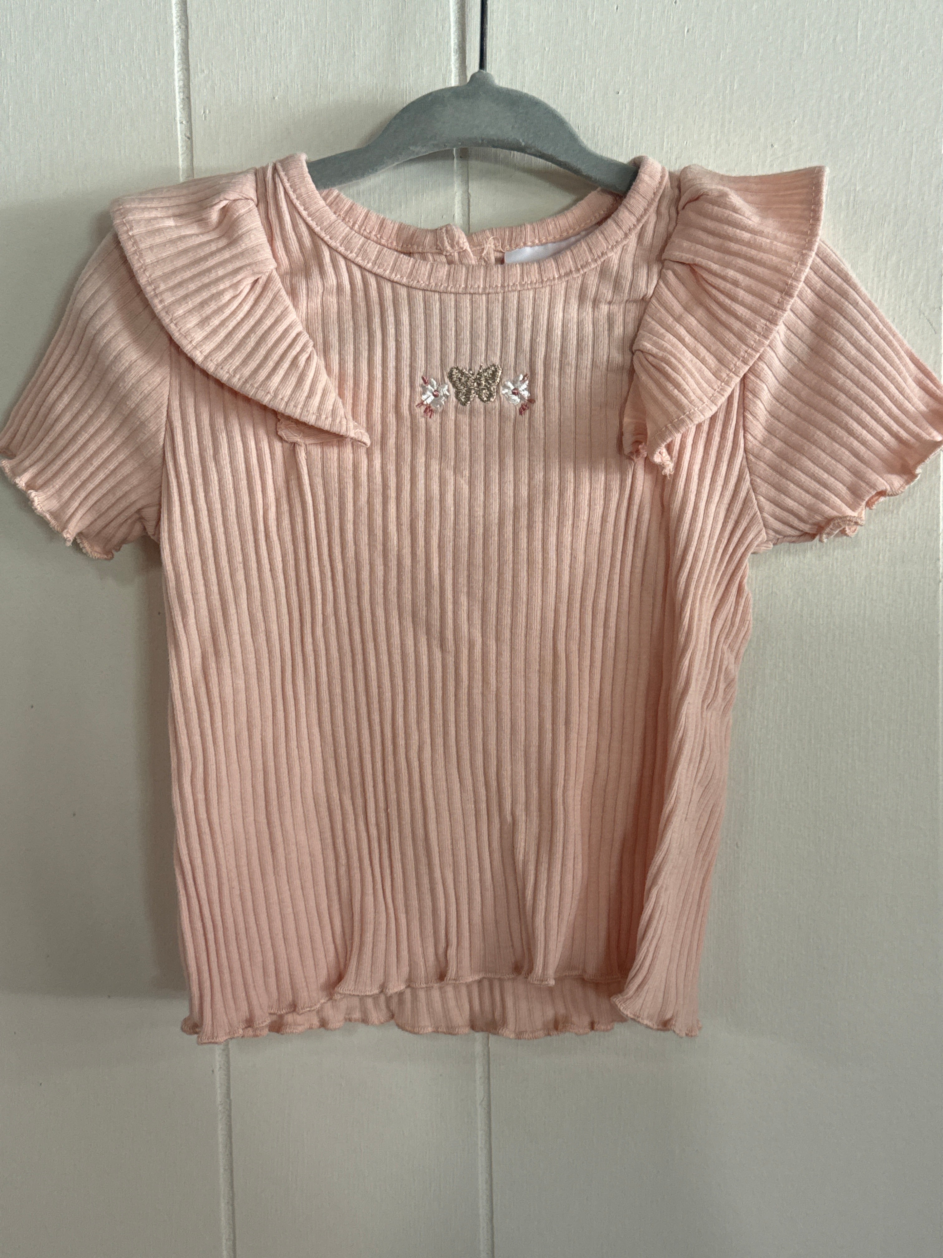 Light Pink Embroidered Blouse