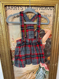 Plaid Skirt/ Overalls