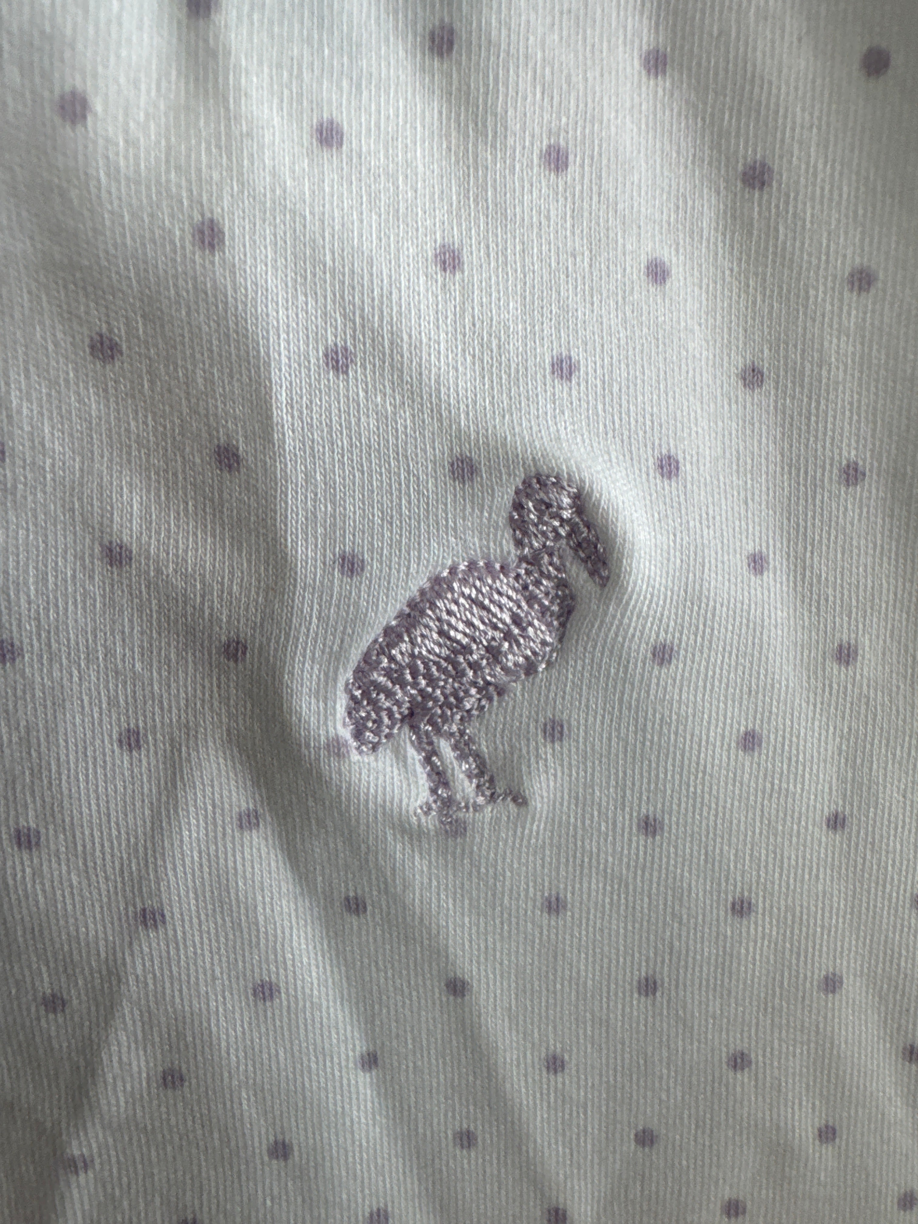 Button Up Lavender Pelican Polo