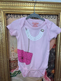 Pearls and Purse Onesie