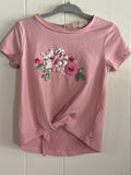 Embroidered Tropical Tee