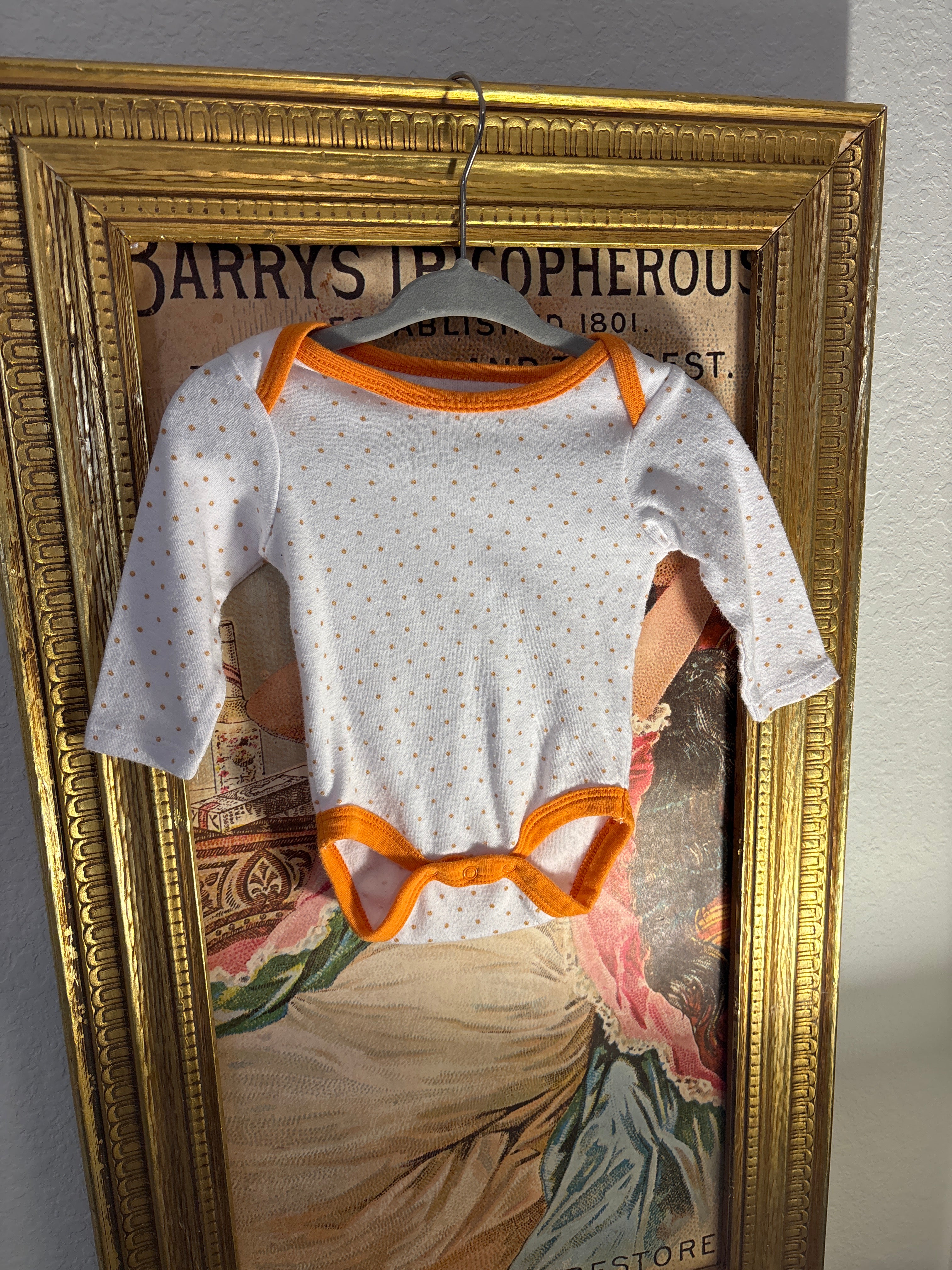 Fall Polkadot Onesie