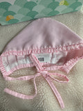 Pink Vintage Baby Bonnet