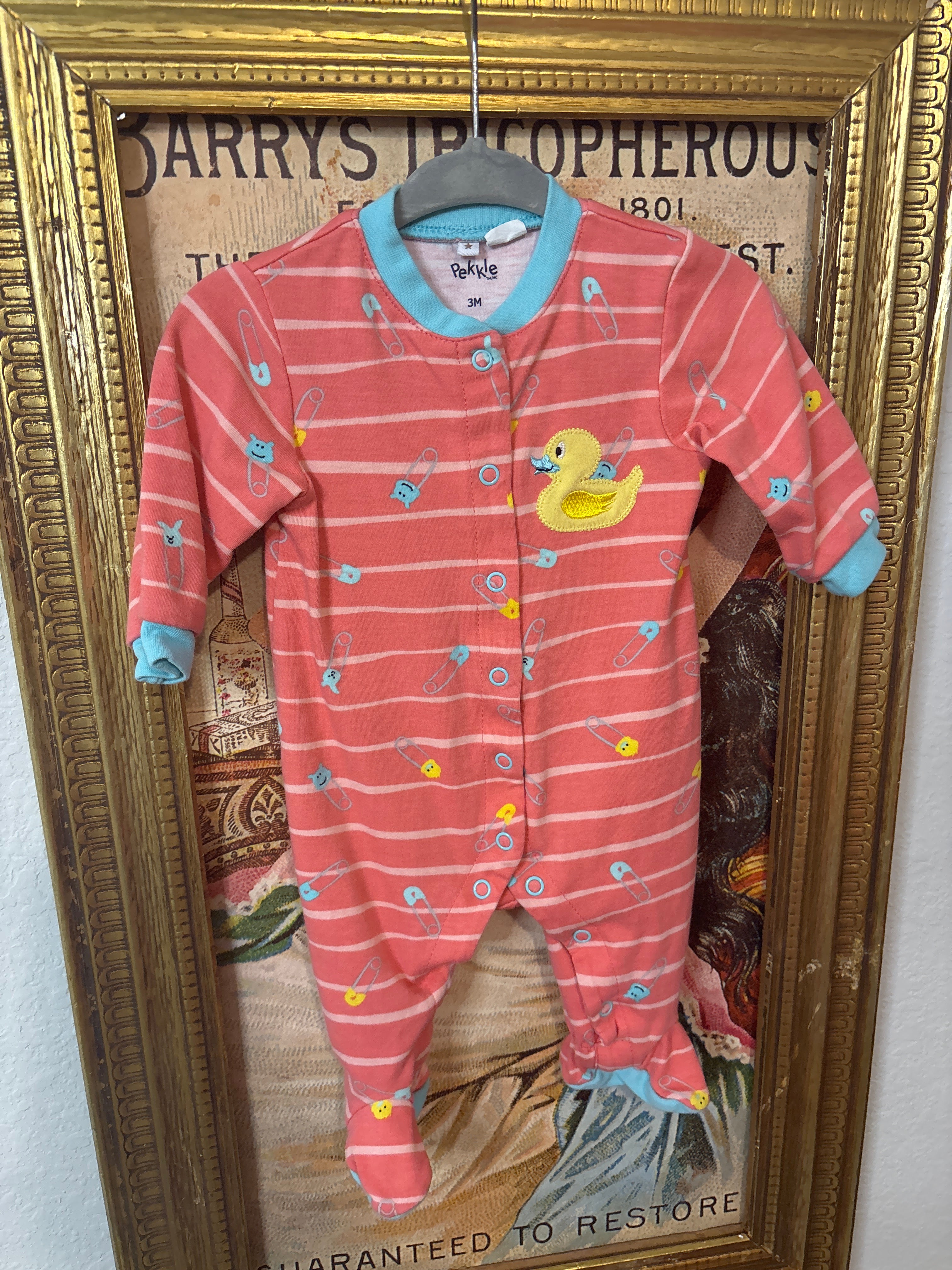 Duckie Button-Up Footy PJs