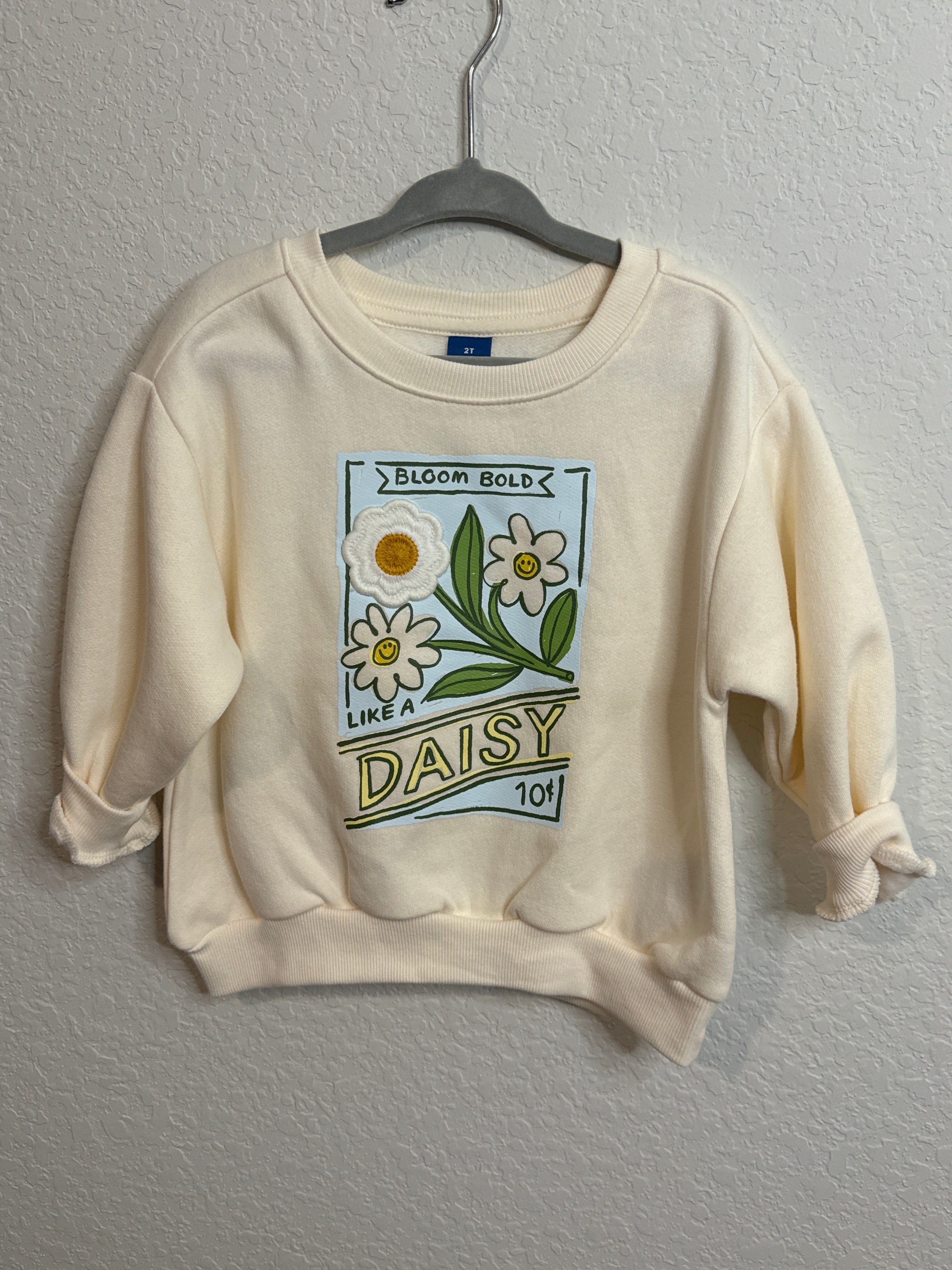 Daisy Stamp Sweatshirt